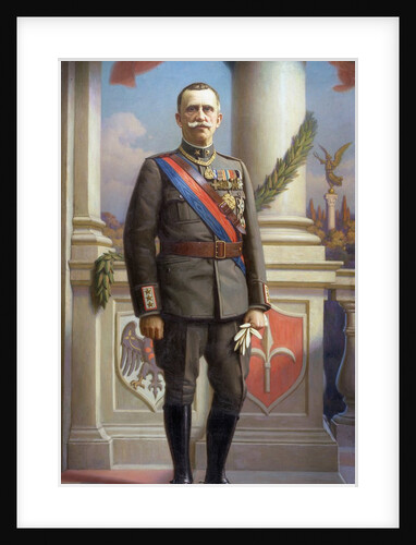 Portrait of Victor Emmanuel III, King of Italy by Angelo Vernazza