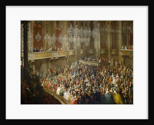 Wedding Concert for Joseph II and Isabella of Parma by Martin Meytens the Younger