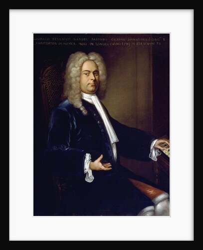 Portrait of Georg Friedrich Handel by Anonymous