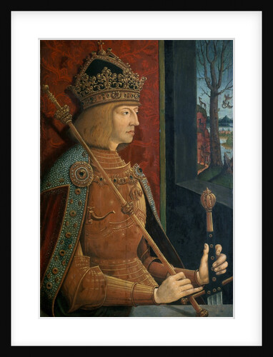 Portrait of Emperor Maximilian I by Bernhard Strigel
