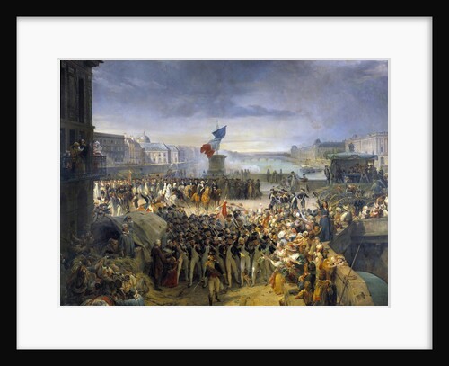 National Guard of Paris leaves for the army in September 1792 by Leon Cogniet