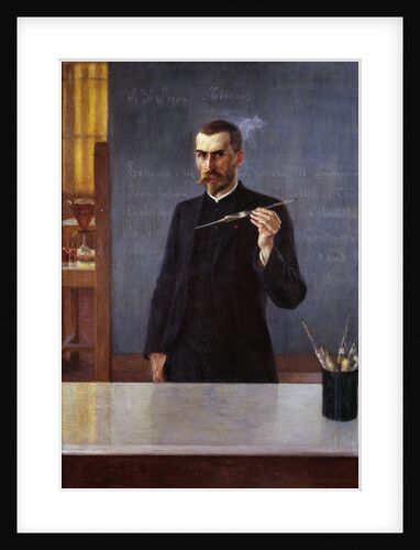 Portrait of Dr. Emile Roux by Albert Edelfelt