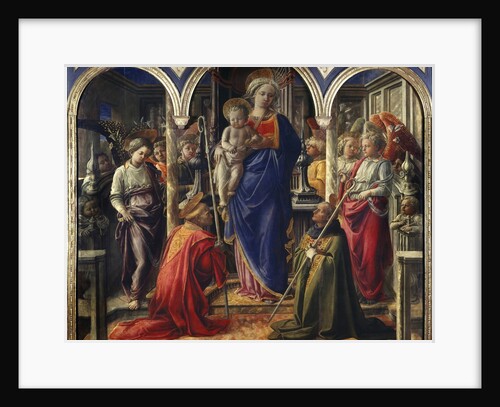 Virgin and Child with Saints Frediano and Augustine by Filippo Lippi