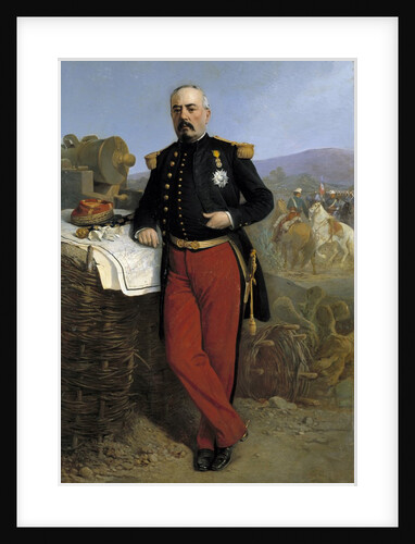 Portrait of Francois Achille Bazaine by Jean Adolphe Beauce