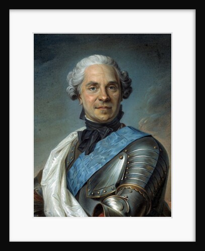 The Marshal de Saxe by Maurice-Quentin de La Tour