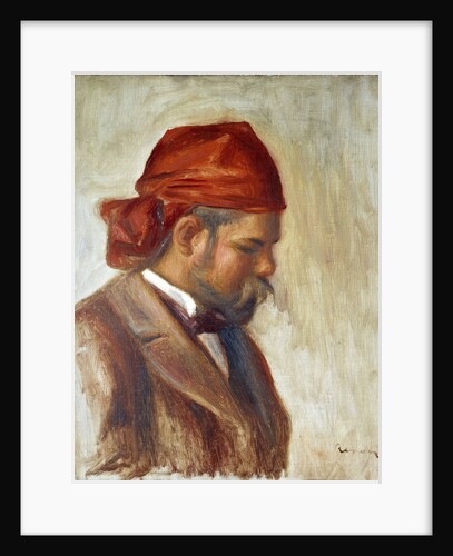 Ambroise Vollard in a Red Scarf by Pierre-Auguste Renoir