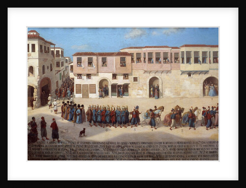 Entry into Smyrna of Admiral Joseph de Bauffremont in 1766 by Anonymous