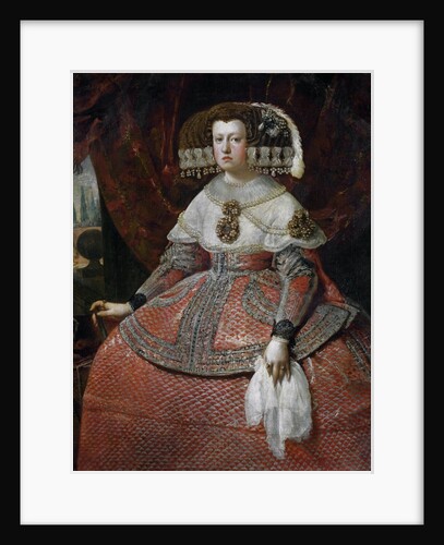 Queen Maria Anna of Spain by Diego Rodriguez de Silva y Velazquez