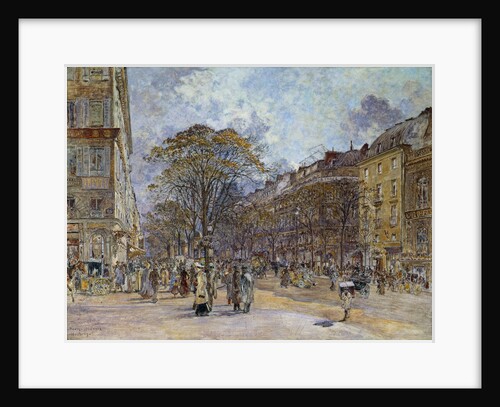 Boulevard des Italiens in Paris by Frederic Houbron