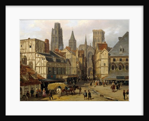 Place de la Haute-Vieille-Tour, Rouen by Giuseppe Canella