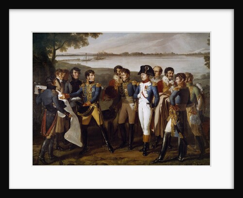 Napoleon Ier orders to cast a bridge on the Danube at Ebersdorf on 19/05/1809 by Ludovico Venuti