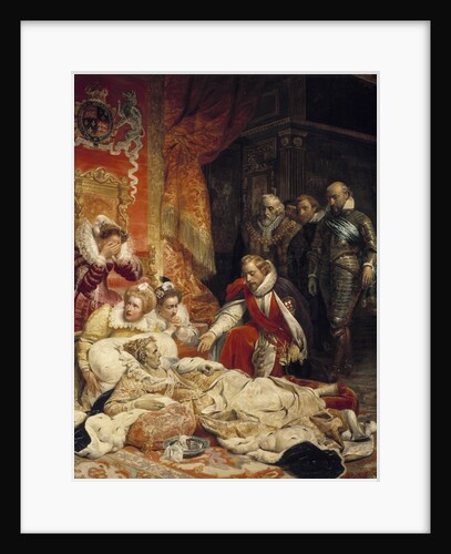 The death of Elizabeth I, Queen of England, in 1603 by Paul Delaroche