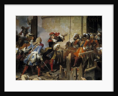 Valenciennes stormed by Louis XIV on 17/03/1677 by Jean Alaux