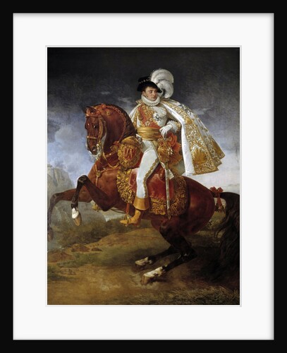 Equestrian portrait of Jerome Bonaparte by Antoine-Jean Gros