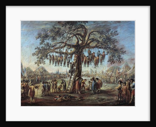 The Wretchedness of the War: the Hanged Men by Francesco Simonini