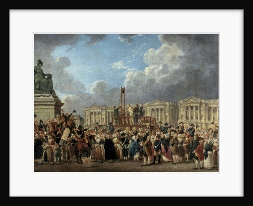 A capital execution Place de la Revolution by Pierre Demachy