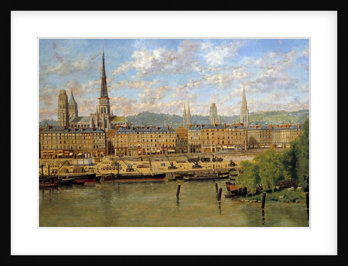 The Port of Rouen by Torello Ancillotti