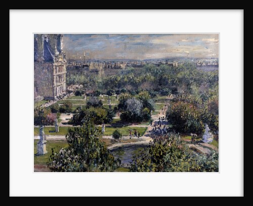 The Tuileries gardens in Paris by Claude Monet