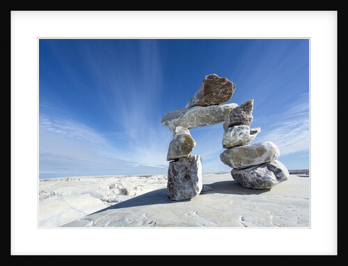Inukshuk, Nunavut Territory, Canada by Anonymous
