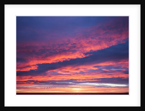 Sunrise Clouds, Hudson Bay, Canada by Anonymous