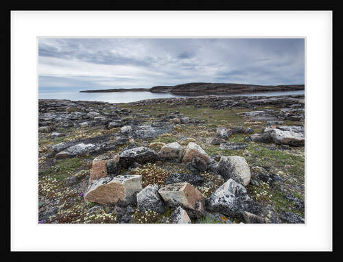 Stone Tent Rings, Nunavut, Canada by Anonymous