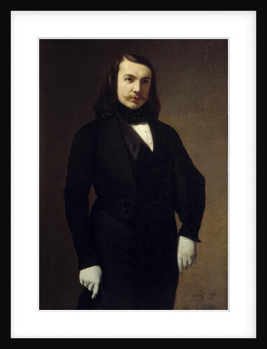 Portrait of Theophile Gautier by Auguste de Chatillon