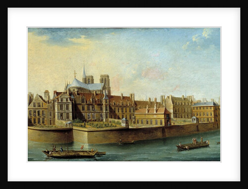 View of the Ile de la Cite by Nicolas Raguenet