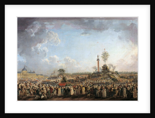 Feast of the Supreme Being at the Champ-de-Mars by Pierre Demachy