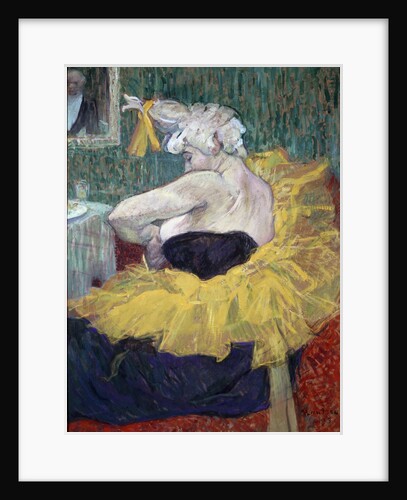 The Clowness Cha-U-Kao in a Tutu by Henri de Toulouse-Lautrec