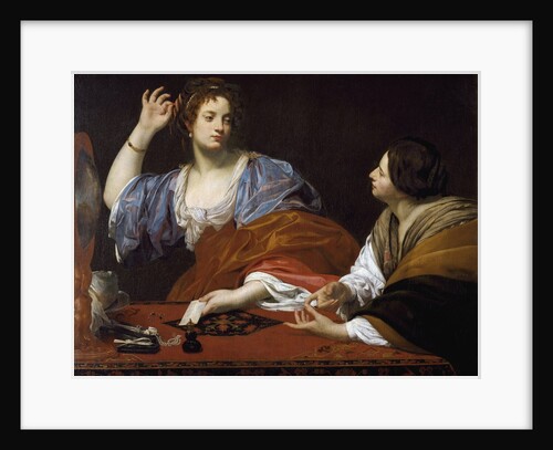Martha and Mary of Bethany by Simon Vouet (1590-1649) by Anonymous