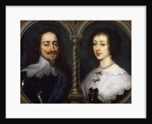 Portrait of Charles I and Henrietta Maria of England by Anthonie