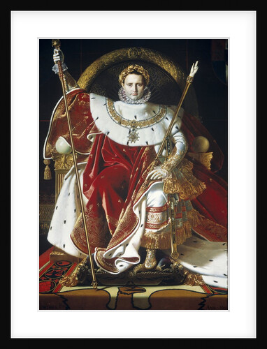 Napoleon I on the Imperial Throne by Jean-Auguste-Dominique Ingres