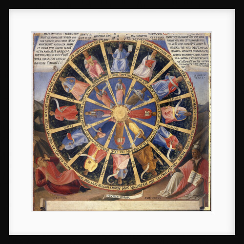 Vision of Ezekiel from the Armadio degli Argenti Painting Series by Fra Angelico
