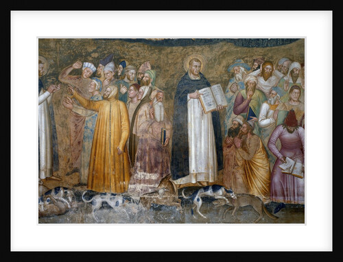 St. Thomas Aquinas and Peter confuting the heretics by Andrea di Bonaiuto