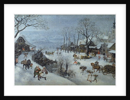 Winter Landscape by Lucas van Valckenborch