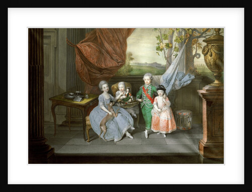 The children of Ferdinand of Parma by Johann Zoffany