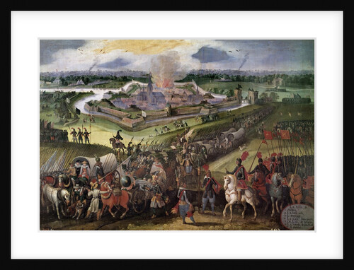 War Against the Low Countries : View of the city of Ardre, 1596 by Anonymous
