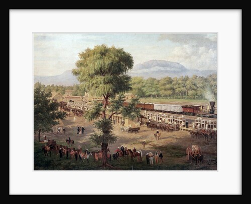 View of the Railway of Mexico Valley by Luis Coto
