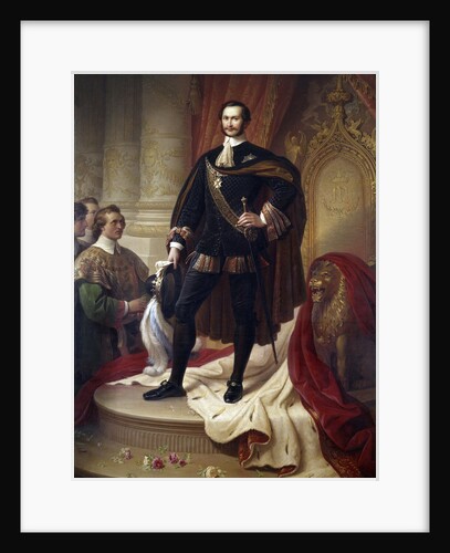 Portrait Maximilian II of Bavaria by Wilhelm von Kaulbach