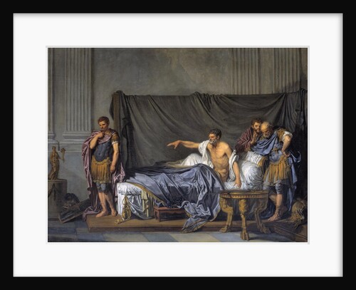 The Emperor Septimius Severus reproaching his son Caracalla by Jean Baptiste Greuze