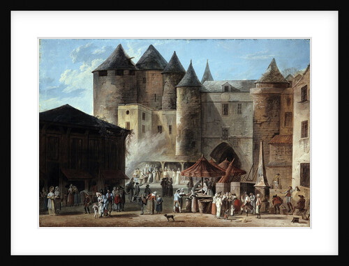 The Place de l'Apport-Paris in Front of the Grand Chatelet by Thomas Naudet