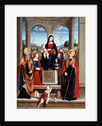 Madonna and Child with Saints by Francesco Francia