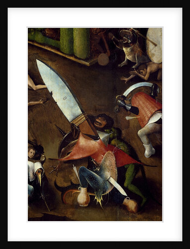 Detail of Dagger from the Last Judgment by Hieronymus Bosch