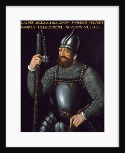 Portrait of Jan Zizka military leader of Hussite revolution by Anonymous