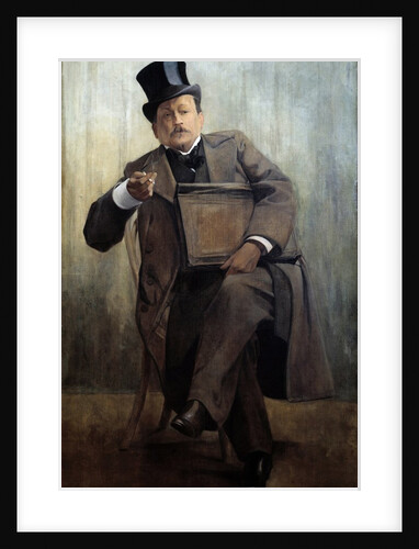 Portrait of Georges Courteline by Leopold Stevens
