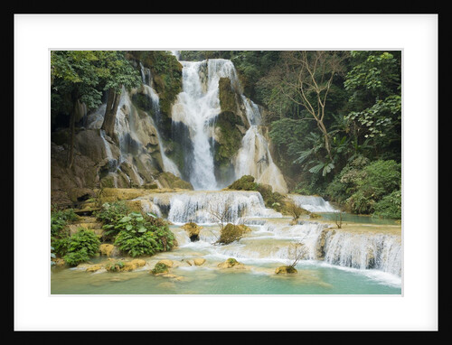 Kuang Si Waterfall near Luang Prabang, Laos by Anonymous