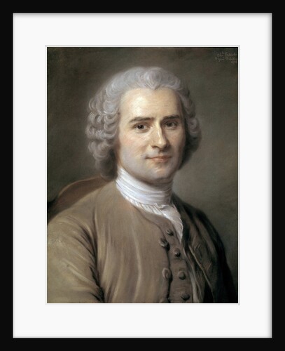 Portrait of Jean-Jacques Rousseau by Charles Escot