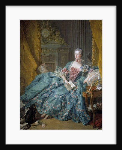 Portrait of Madame de Pompadour by Francois Boucher