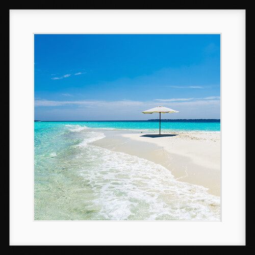 Beach Umbrella in The Maldives by Anonymous
