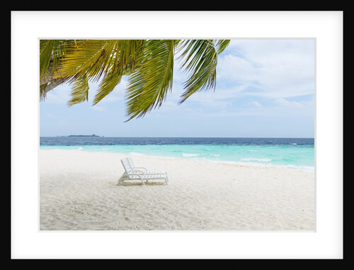 Beach scene in the Maldives by Anonymous